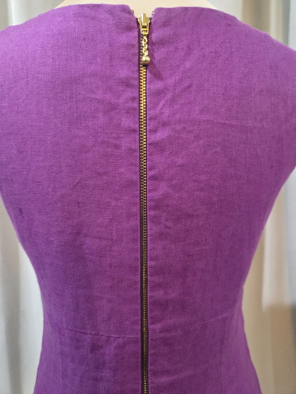 kate spade Sleeveless Violet Knot-Front Shift Dress
